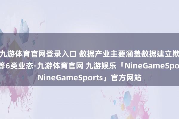 九游体育官网登录入口 数据产业主要涵盖数据建立欺骗、运动交往等6类业态-九游体育官网 九游娱乐「NineGameSports」官方网站
